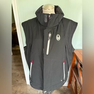 Spyder Entrant Dermizax-EV X-Static Insulation Black Snowboard Vest Size Large